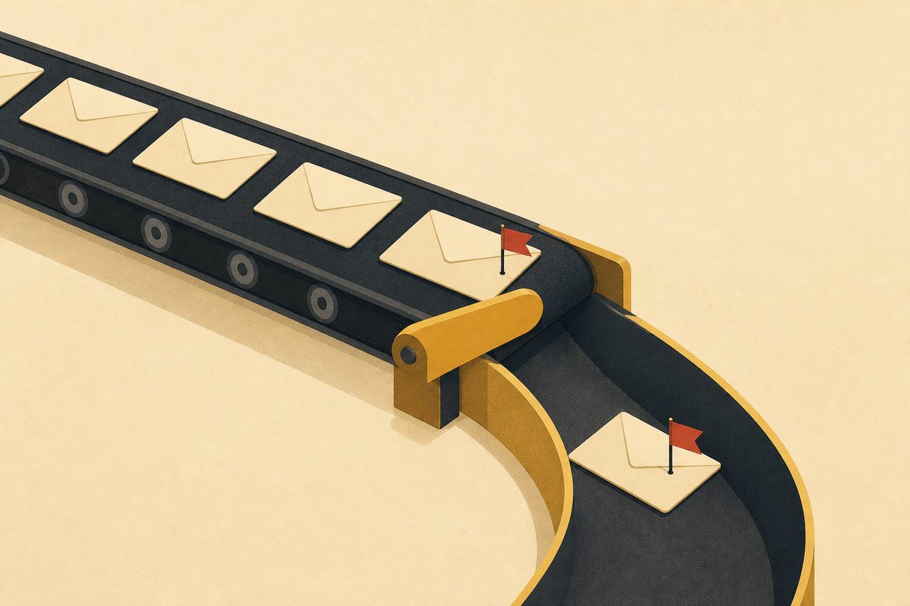 Marking an email as spam diverts future mail from that sender out of your inbox