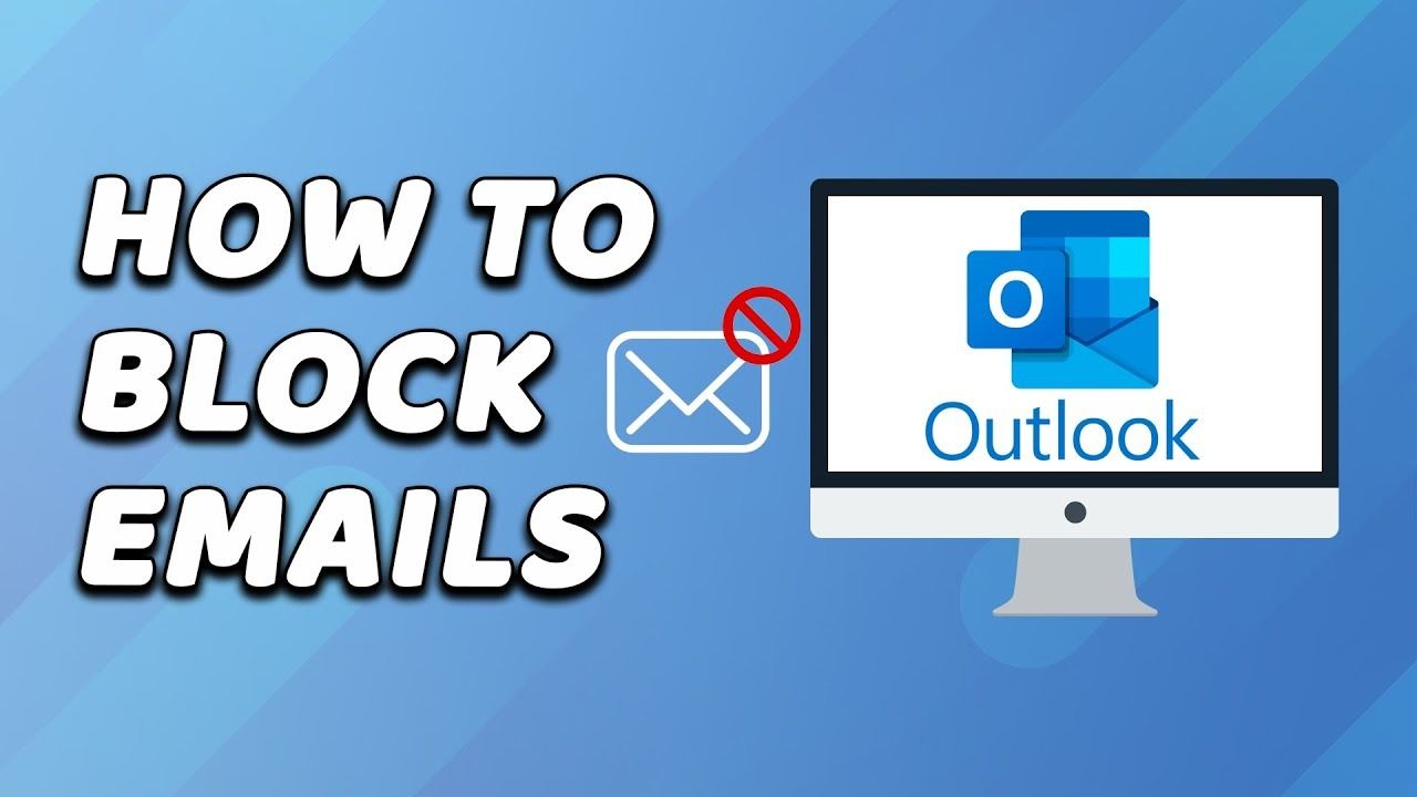 La fonction Bloquer dans les e-mails