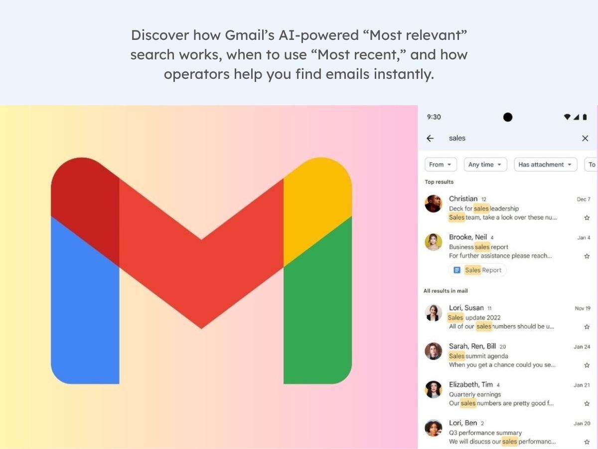 How Gmail’s AI Search Makes Finding Emails Easier