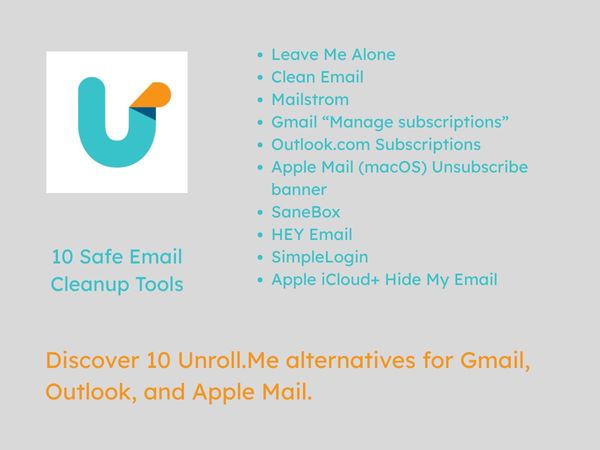 Alternative to Unroll Me: 10 Replacements (and How to Switch Safely)